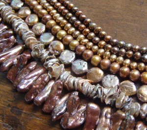 Bronze pearls