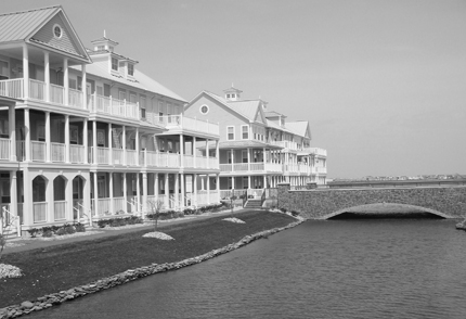 sunsetisland The community is on the Bay