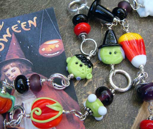 halloween-lampwork-necklace