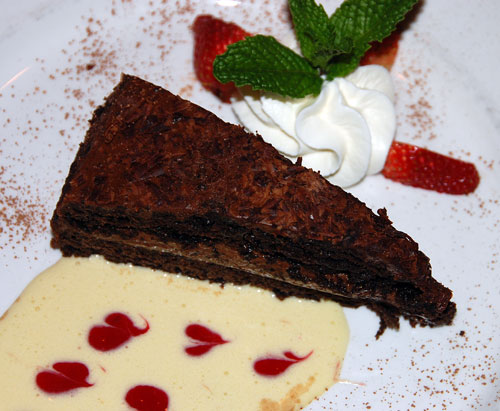 ....and chocolate cake, of course!