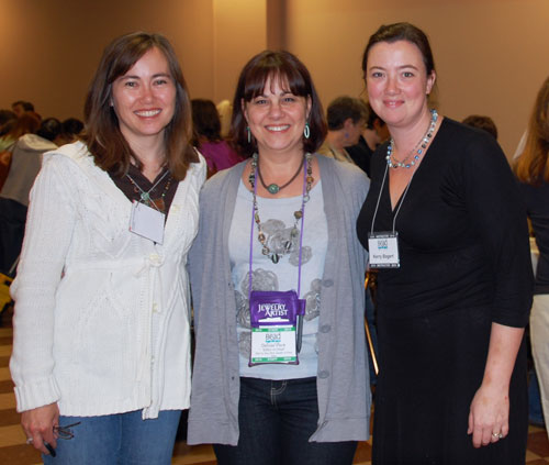 bead-fest-wire-2010-denise6 Me with Denise and Kerry. Kerry and I are contributors to Denise's upcoming book, Wire Style 2!