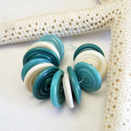 Endless Summer Discs by Mermaid Glass