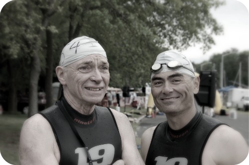 dad-and-mike-nanticoke-swim-and-triathlon-2011 dad-and-mike-nanticoke-swim-and-triathlon-2011