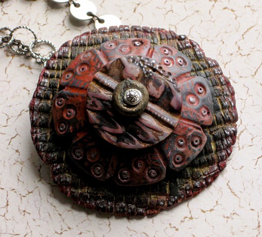 Whimsical Blooms - Layered Polymer Pendants with Christine Damm