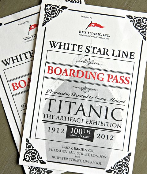 Michigan_Titanic Boarding pass
