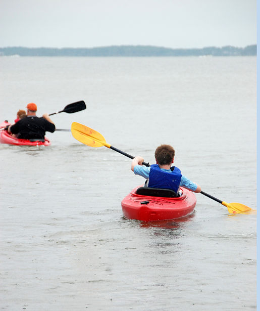 Kayaking on the Bay