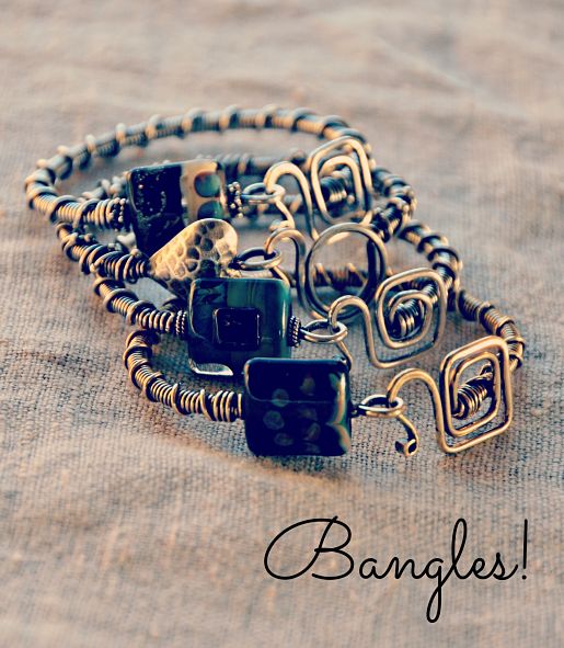 Bangles by Cindy Wimmer {sweetbeadstudio}