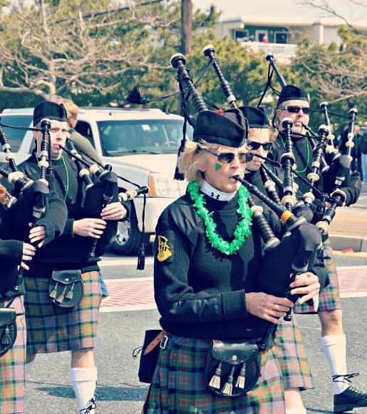 St. Patrick's Day Parade bagpipes