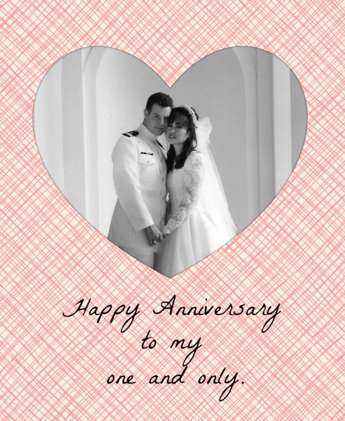 Happy Anniversary to my One and Only!