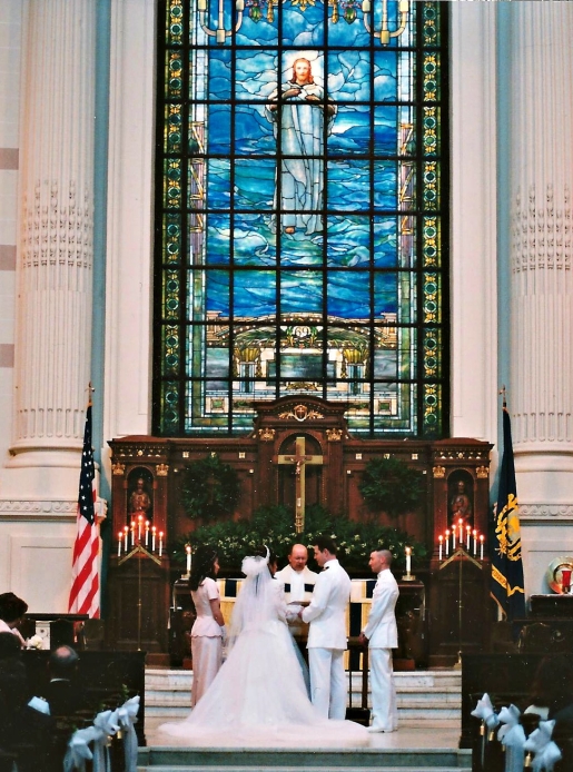 Stained Glass in the Naval Academy Chapel