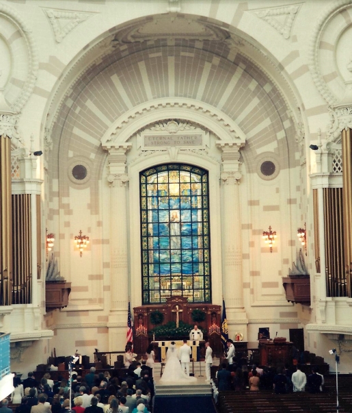 Naval Academy Chapel, Annapolis, MD  Our Wedding, 1995