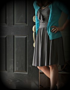 Aqua and Gray