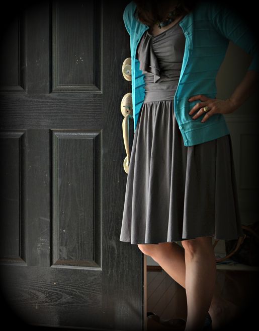 Aqua and Gray