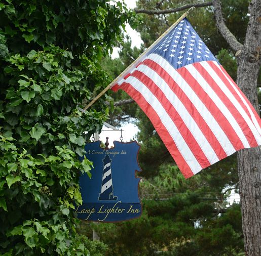 U.S. Flag in Carmel by the Sea