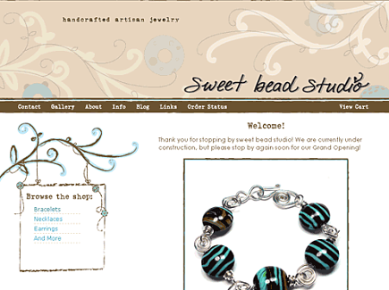 sweet bead studio early days