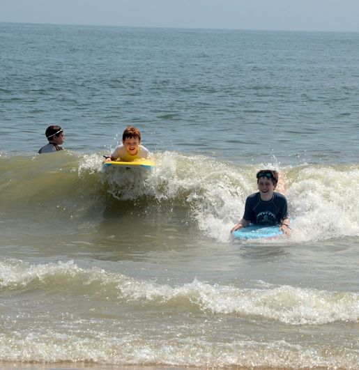 Boogie boarding