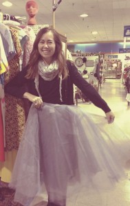 vintage tulle skirt