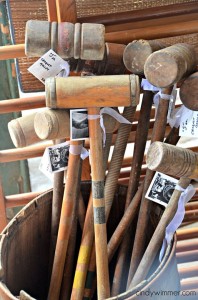 vintage croquet