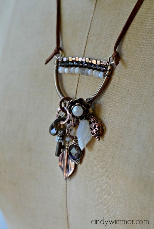Wirework necklace by Cindy Wimmer